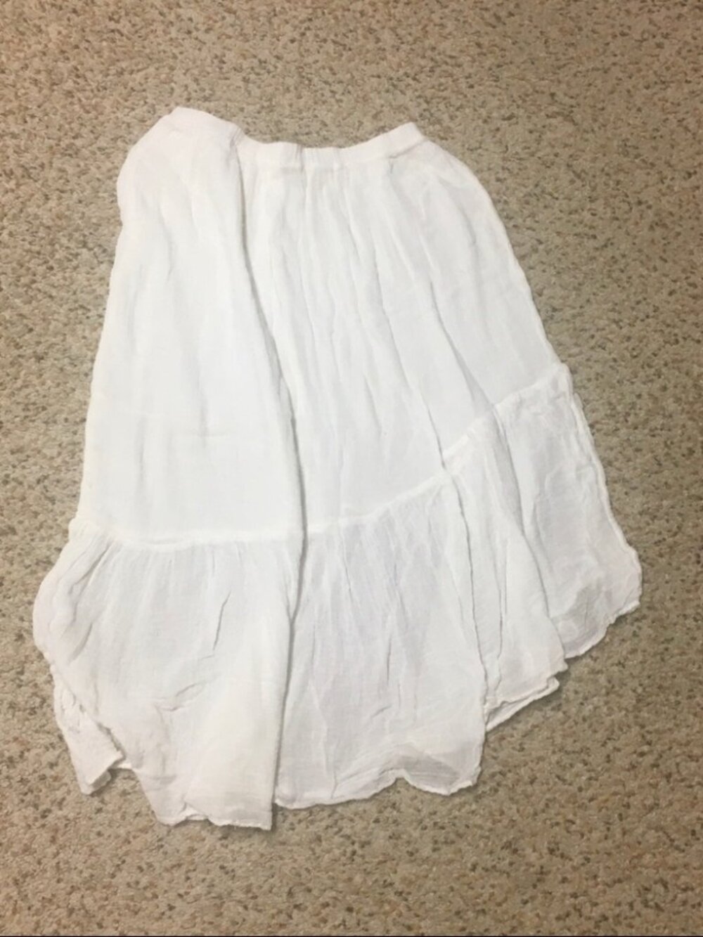 Jen's Pirate Booty Free People White Asymmetrical Midi Skirt